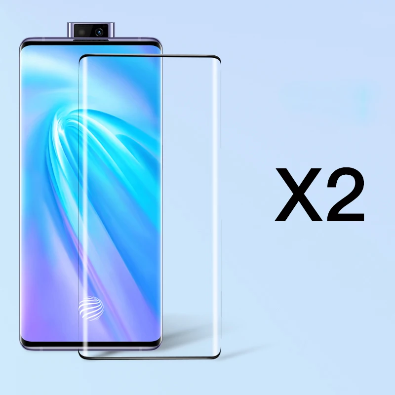 2 Pieces GFAITH для vivo NEX 3 Защитная пленка для экрана 3D Полностью закаленное стекло изогнутый экран для vivo nex 3 стекло - Цвет: 2 Pieces