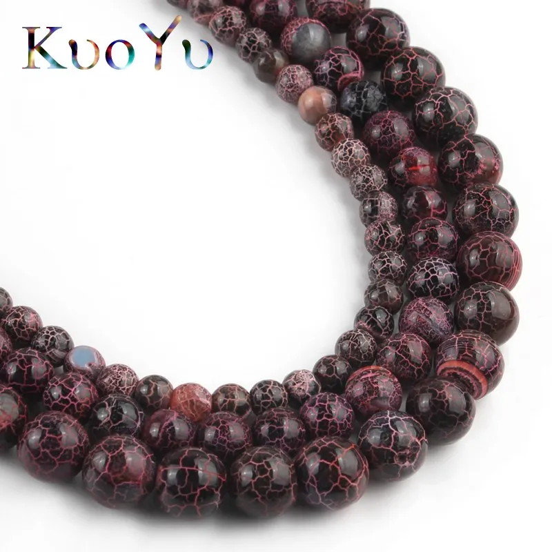 Натуральный камень темно-красный треснувший Dream Fire Агаты &quotвены дракона&quot Оникс