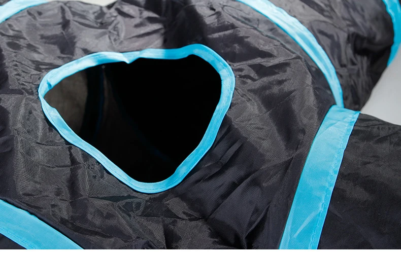 Качественный складной туннель для домашних животных с 4 отверстиями трубка