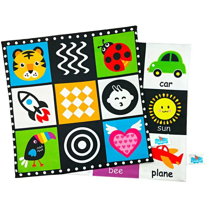 Новинка 1 шт. книга из ткани для детей Погремушки Игрушки раннего обучения