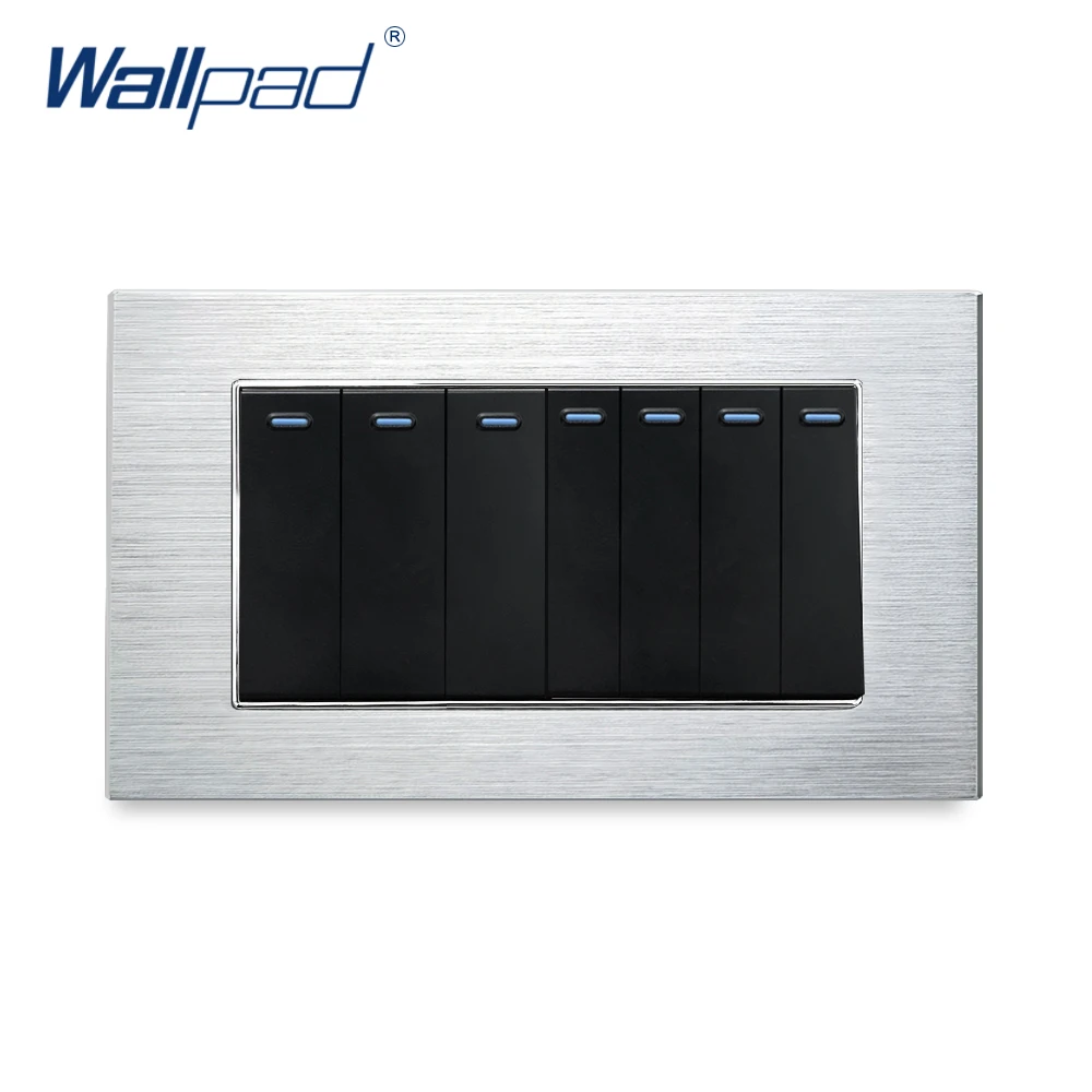 7-клавишный двухсторонний переключатель Wallpad роскошный настенный светильник ель