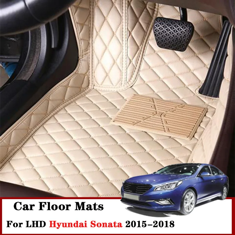 

Car Floor Mats For Hyundai Sonata LF 2015 2016 2017 2018 Rugs Dash Carpets Cargo Liners Pads Interior Accessories Styling Covers