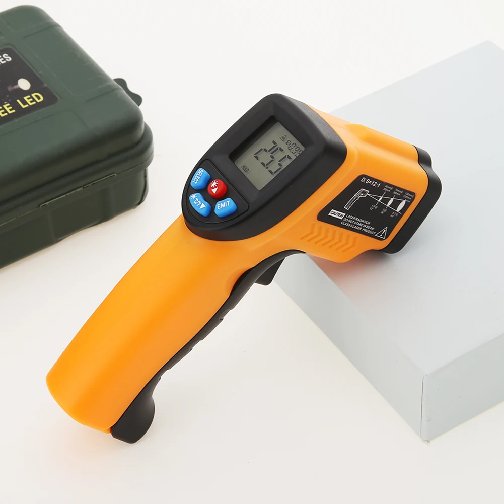 

Multi-functional Non-contact Infrared Thermometer Color LCD Digital Display Temperature Measurement Instrument