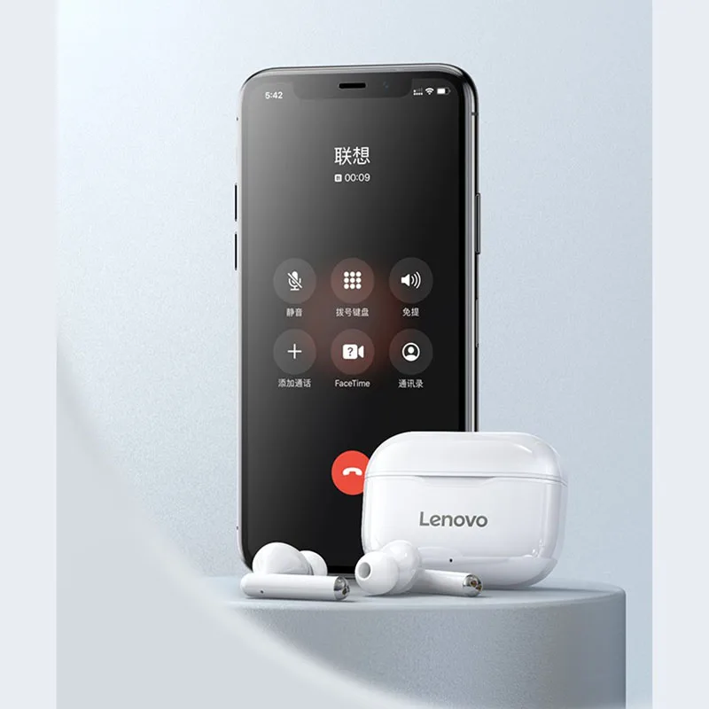 100% Оригинальные Lenovo LP1 TWS беспроводные наушники bluetooth-совместимы 5 0 двойное