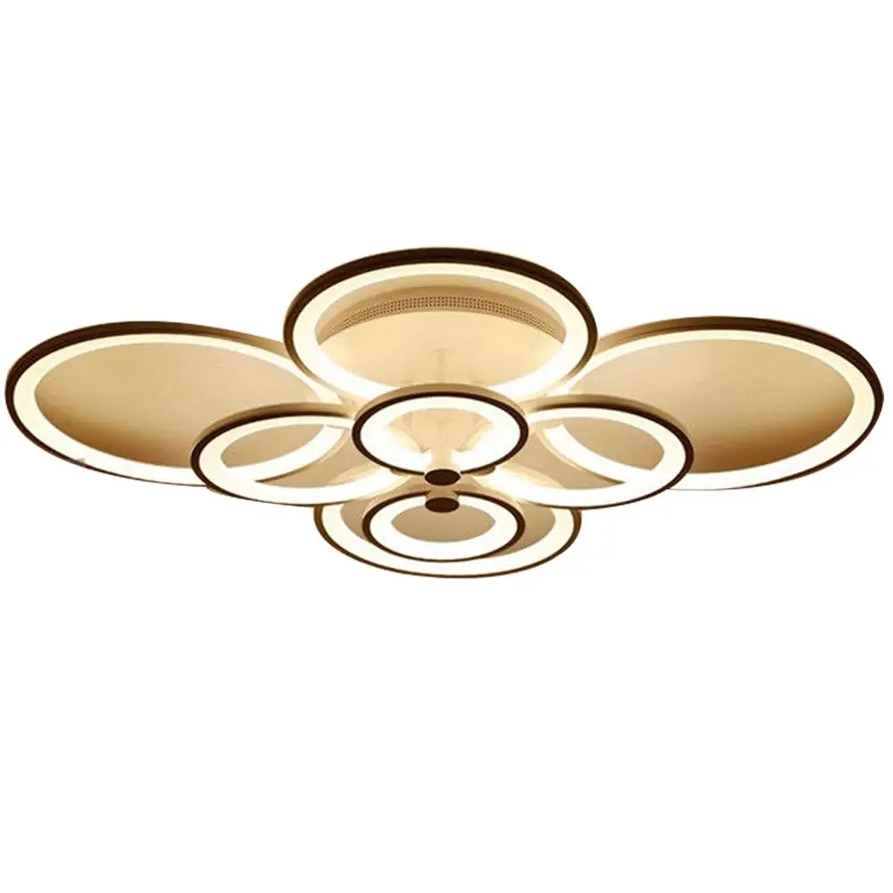 Потолочная люстра светодиодная с двойным свечением для гостиной спальни