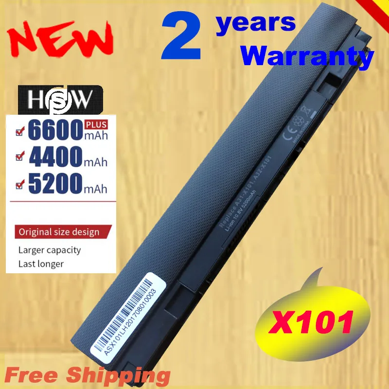 HSW Special Аккумулятор для ноутбука Asus A31-X101 EEE PC X101 X101C X101CH X101H Series 6 ячеек быстрая