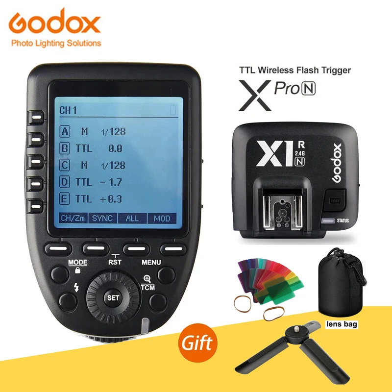 Godox Xpro N TTL II 2 4G X Системы Беспроводной Управление с дистанционным триггером X1R