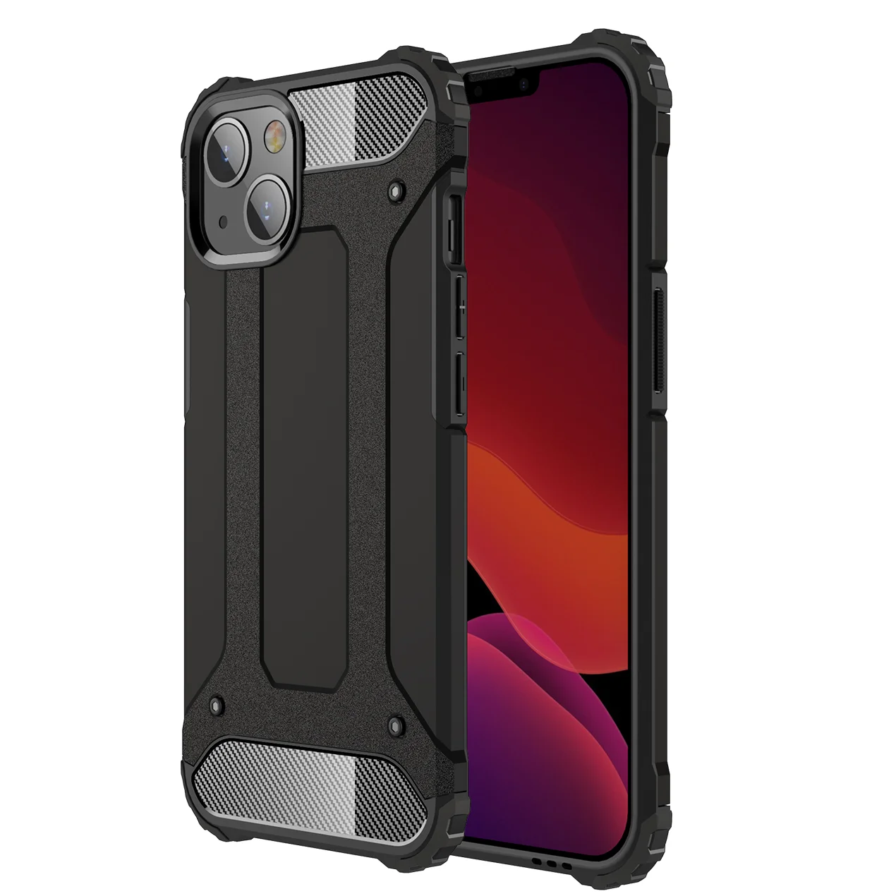 

Fashion Armor Rugged Heavy Shockproof Phone Case For iPhone 13 11 12 Pro Max Mini Breathable Colors Anti Fall Protection Cover