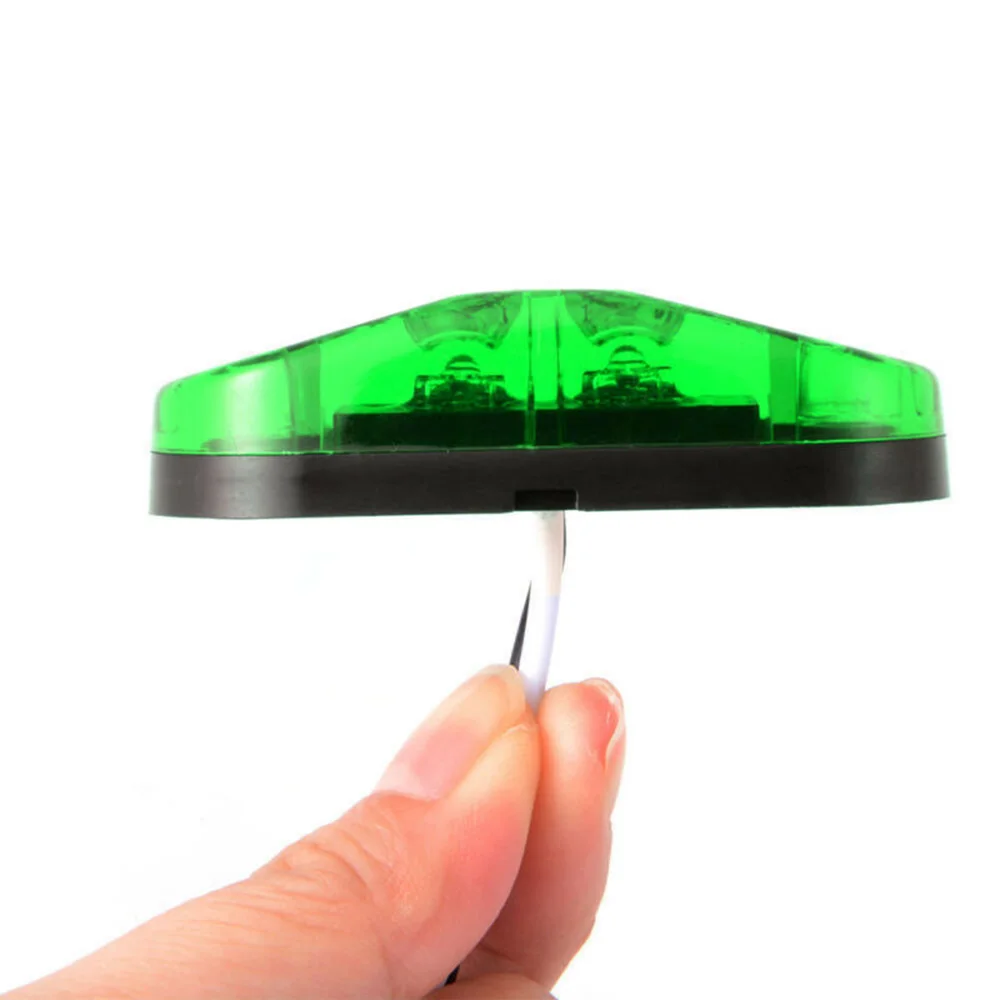 PC Lens Side Marker светильник овальный светодиодный прицеп водонепроницаемый 12В 24В 2