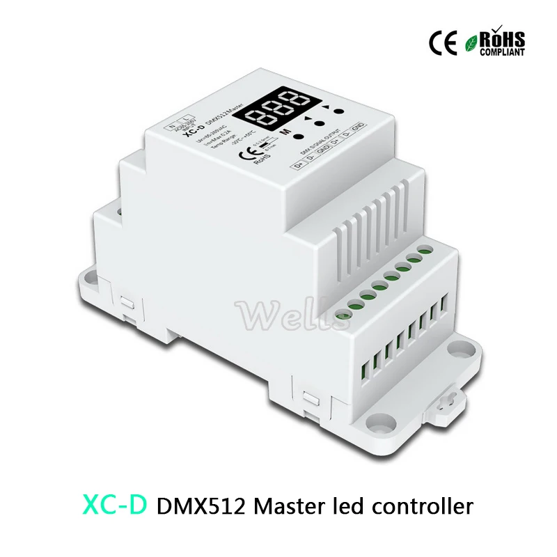 Многопиксельный RGB/RGB + W/RGB CCT контроллер AC85 265V вход Выход сигнала DMX512