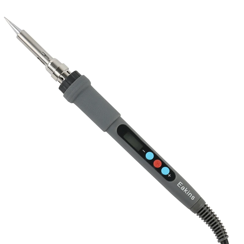 Электрический паяльник с регулируемой температурой 220 В 90 Вт цифровым ЖК