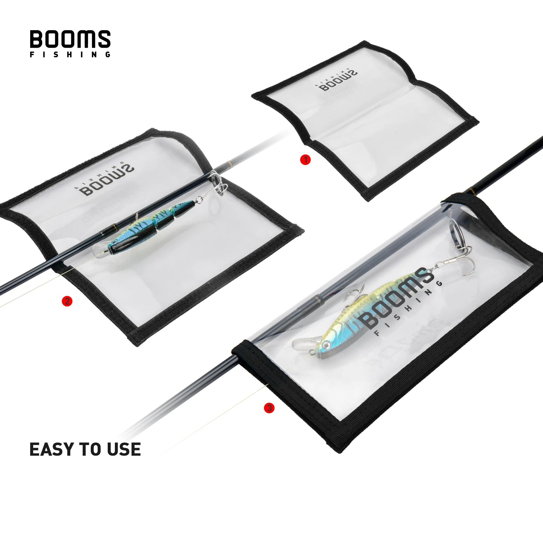 Booms Fishing LW1 чехол для приманки рыбалки с прозрачным обзором|Наживки рыбной ловли| |