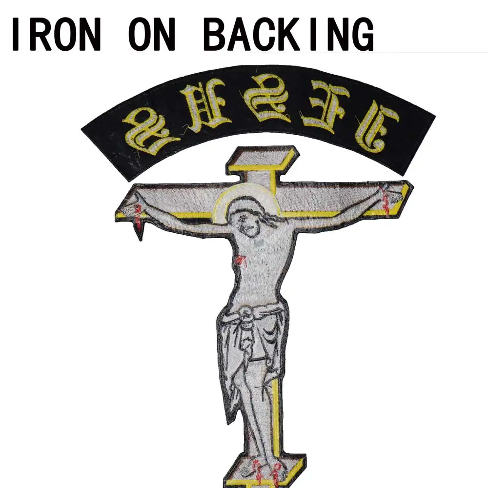 Нашивки с вышивкой в стиле панк и байкеров | Дом сад