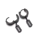 Серьги-гвоздики мужские из нержавеющей стали, Висячие ювелирные изделия с готическим клинком в Корейском стиле, украшение для пирсинга в стиле панк, хороший подарок для любимых