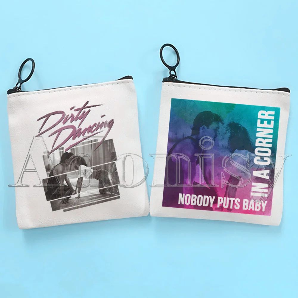 

Dirty Dancing Canvas Coin Purse Coin Purse Collection Canvas Bag Small Wallet Zipper Key Bag Hand Gift