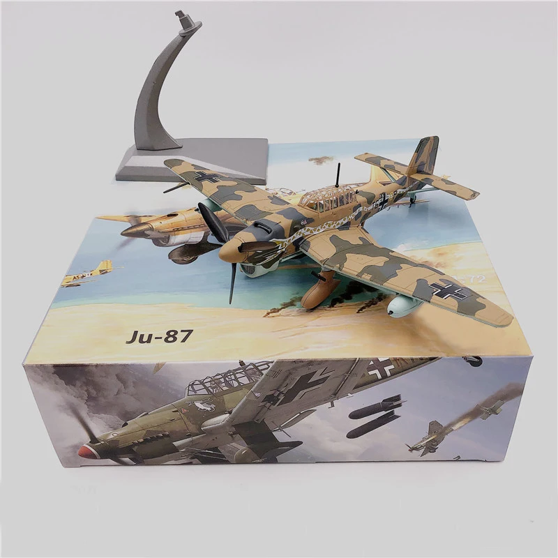 Специальное предложение, коллекция 1/72, немецкая JU-87 модель бомбардировщика для дайвинга, модель истребителя, Коллекционная модель из сплава, военная модель