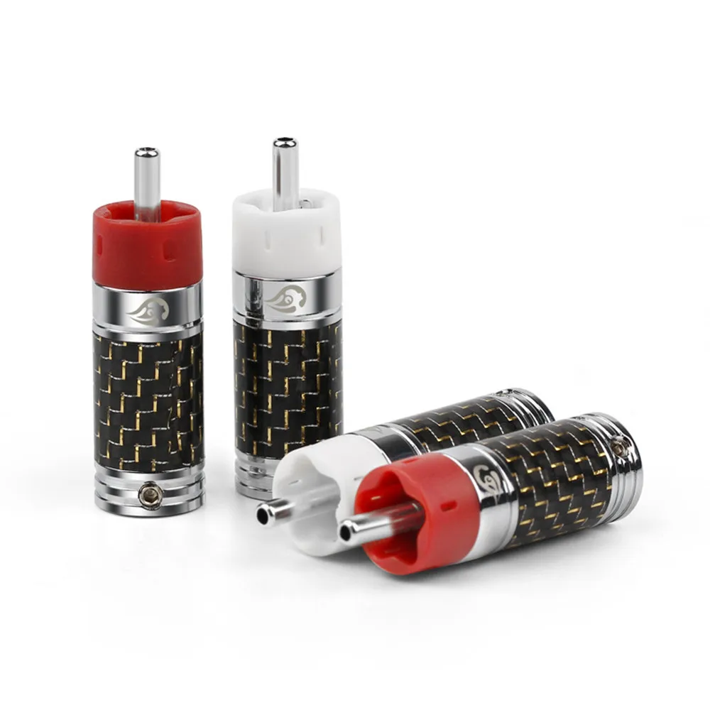 4 шт. RCA разъём для акустической колонки|Коннекторы и разъёмы| |