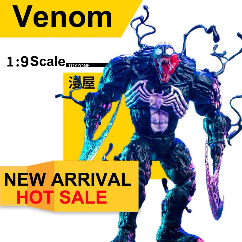 Figuras de acción de Marvel Venom, muñecos de juguete coleccionables de Venom, Colección 1/9