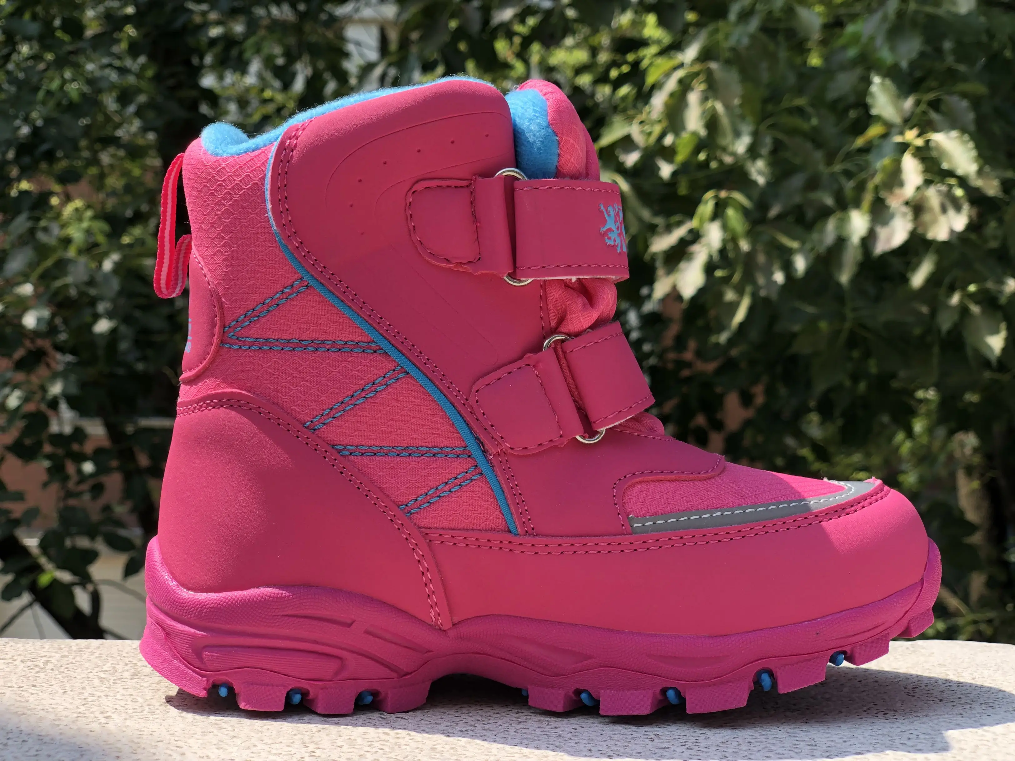 Waterproof Children Snow Boots Non-slip Boy &amp Girls Cotton With Wool Fashion Kids Winter Shoes Size 30-31 | Мать и ребенок