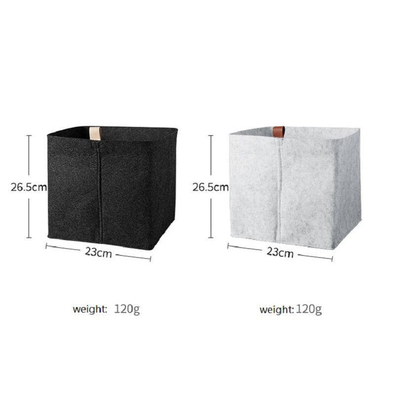 Портативная корзина для хранения одежды и игрушек с кожаной ручкой|Сумки вещей| |