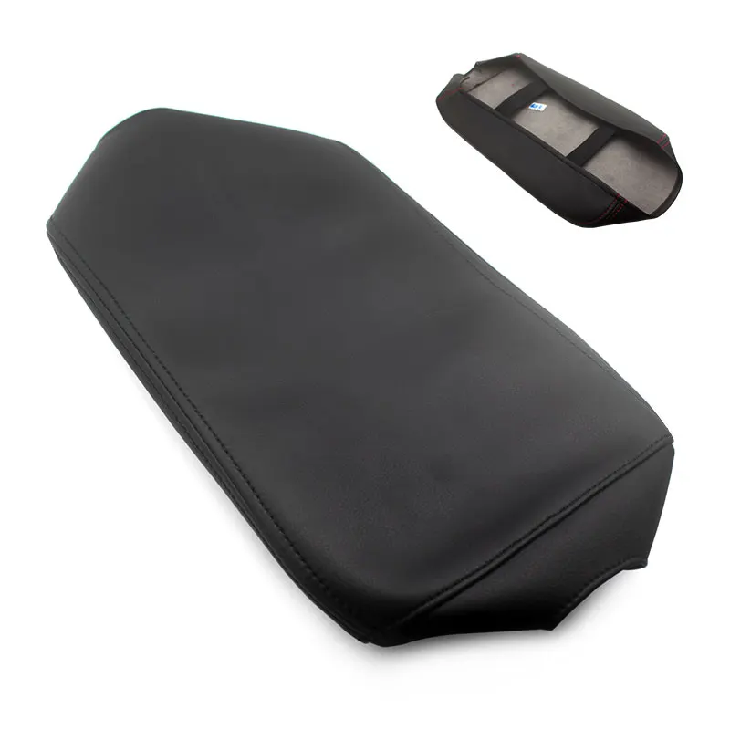 Автомобильный интерьер центр подлокотник консоль коробка крышка из микрофибры