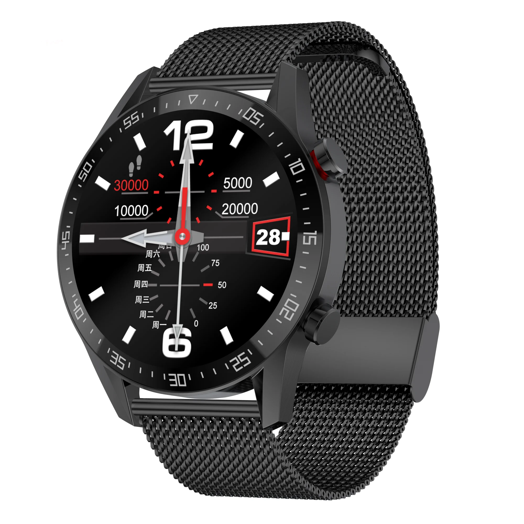 

2021 Newest Smartwatch GT2 Men Woman Bewiall Multiple Sports Heart Rate Weather Fitness VS L15 GT3 for Android and IOS Phone