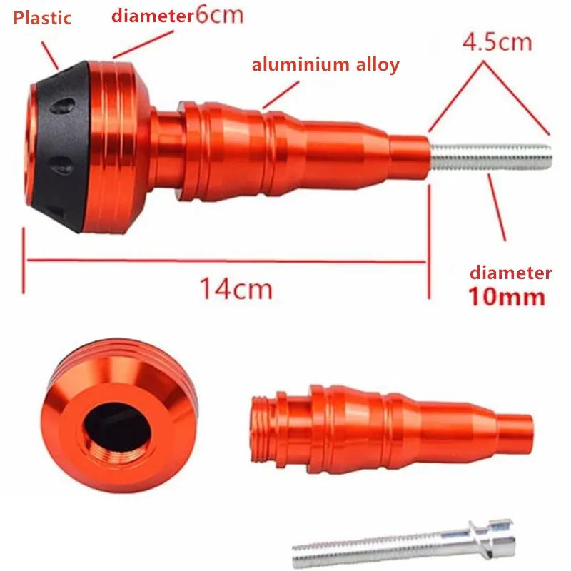 

Universal 1 Piece Motorcycle Falling Protectors Exhaust Frame Slider Anti Crash Pad Protector