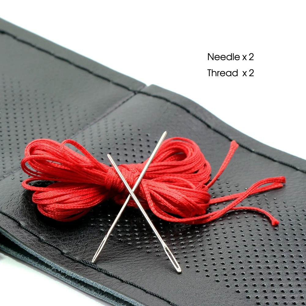 Оплетка руля VENSECO из натуральной кожи воздухопроницаемое мягкое рулевое колесо