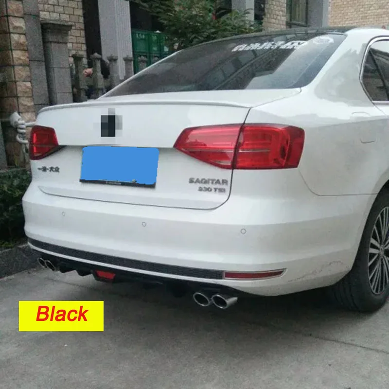 Задний бампер диффузор защитные бамперы для vwJetta- диффузор, губа на задний бампер украшение опорная пластина бампер крышка