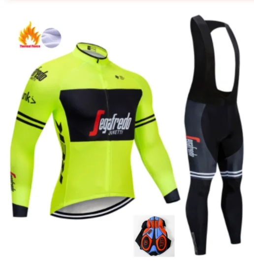 Winter Cycling Suit Зимняя Теплая Флисовая одежда для пеших и вело походов одежда для велосипеда Майо/майки для велоспорта/Одежда для горного велосипеда Ropa Ciclismo - Color: Winter Cycling Suit
