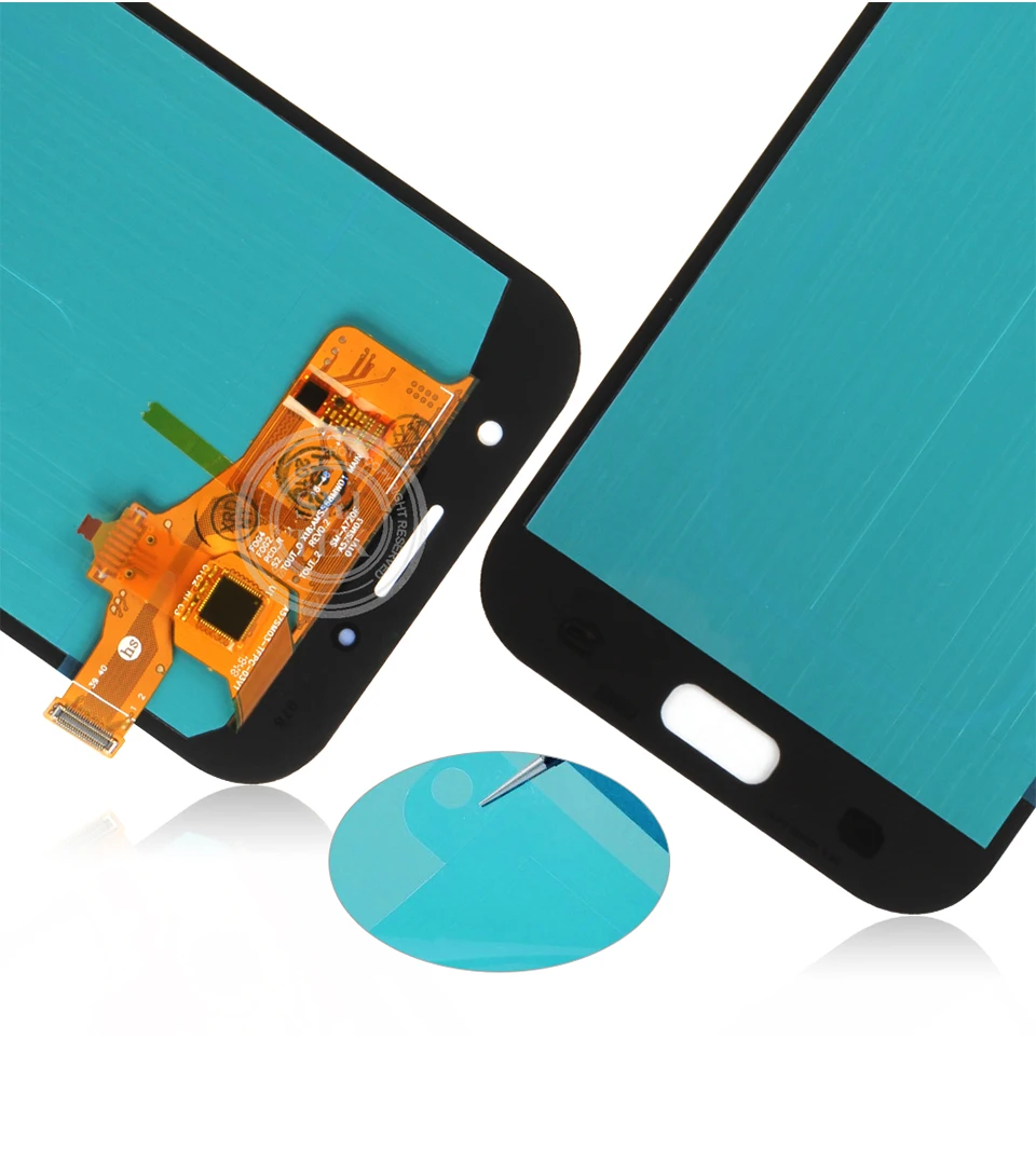 Super OLED ЖК-экран для Samsung Galaxy A7 A720 A720F SM-A720F ЖК-дисплей Дисплей кодирующий преобразователь сенсорного экрана в сборе