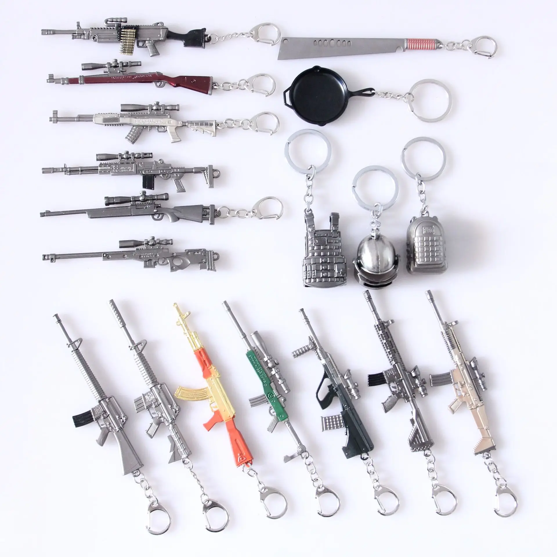 Популярные геймеры PUBG неизвестное поле битвы 3d брелок оружие для еды курица игра