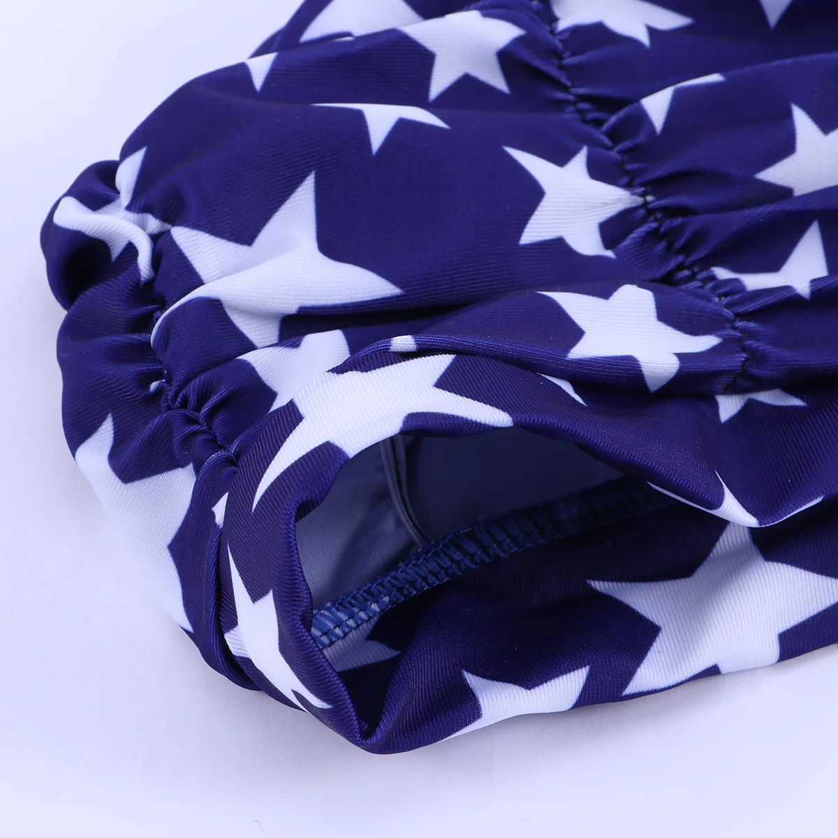 Плиссированная эластичная шапочка для плавания защита ушей купания