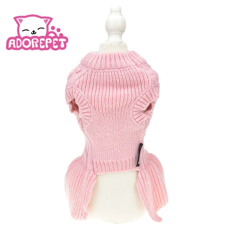 Свитера для домашних животных собаки женское розовое зимнее платье юбка пачка