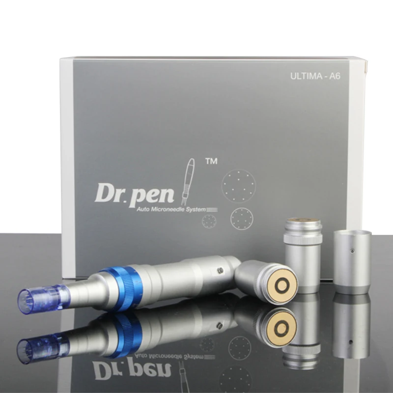 Беспроводной и проводной Ultima Dr. Pen A6 Дерма ручка электрическая микро-прокатка Дерма штамп терапия Полуперманентная вышивка татуировки пистолет