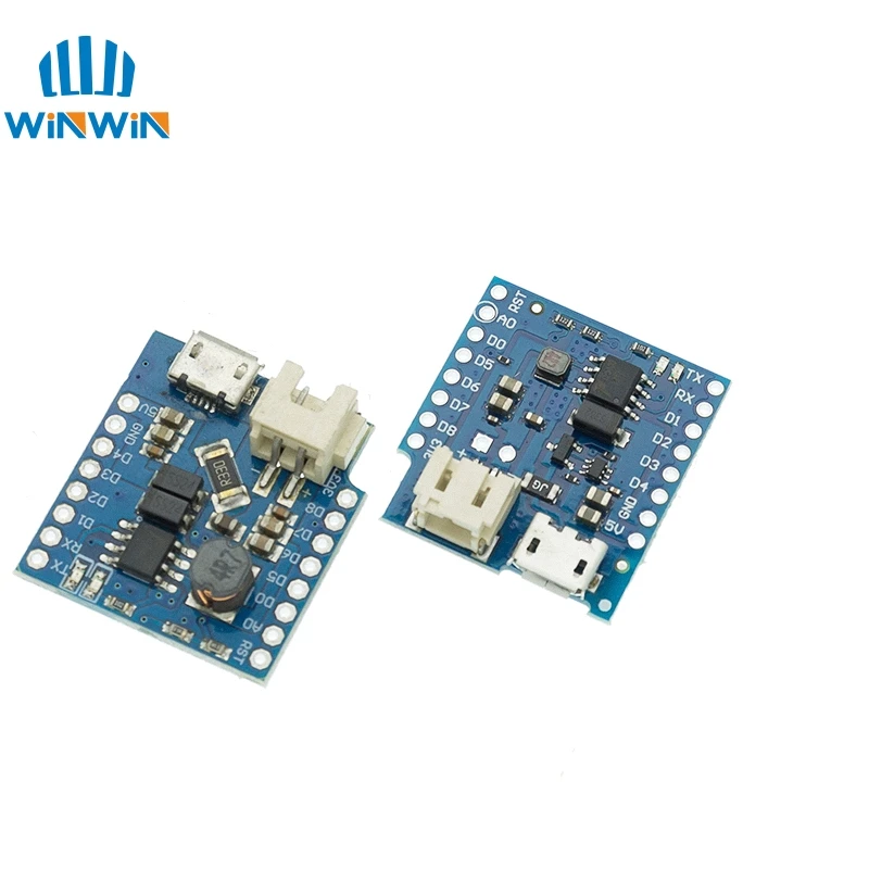 Защита аккумулятора V1.1.0 V1.2.0 Для WEMOS D1 mini зарядка и усиление одной литиевой