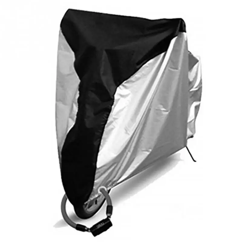

Silver-coated Waterproof Bike Rain Dust Sunscreen Bicycle Cover UV Protective for Bicycle Utility Cycling Outdoor Rain Cover