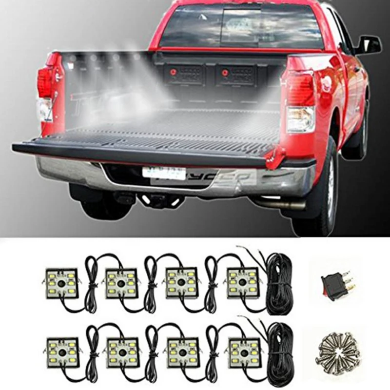 8 шт пикап светодиодный Атмосфера светильник декоративная лампа 48 Светодиодный