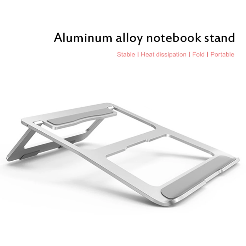 

Laptop Bracket Stand Aluminum Alloy Portable Folding Riser Laptop Cooling Bracket Holder for Macbook Notebook Tablet