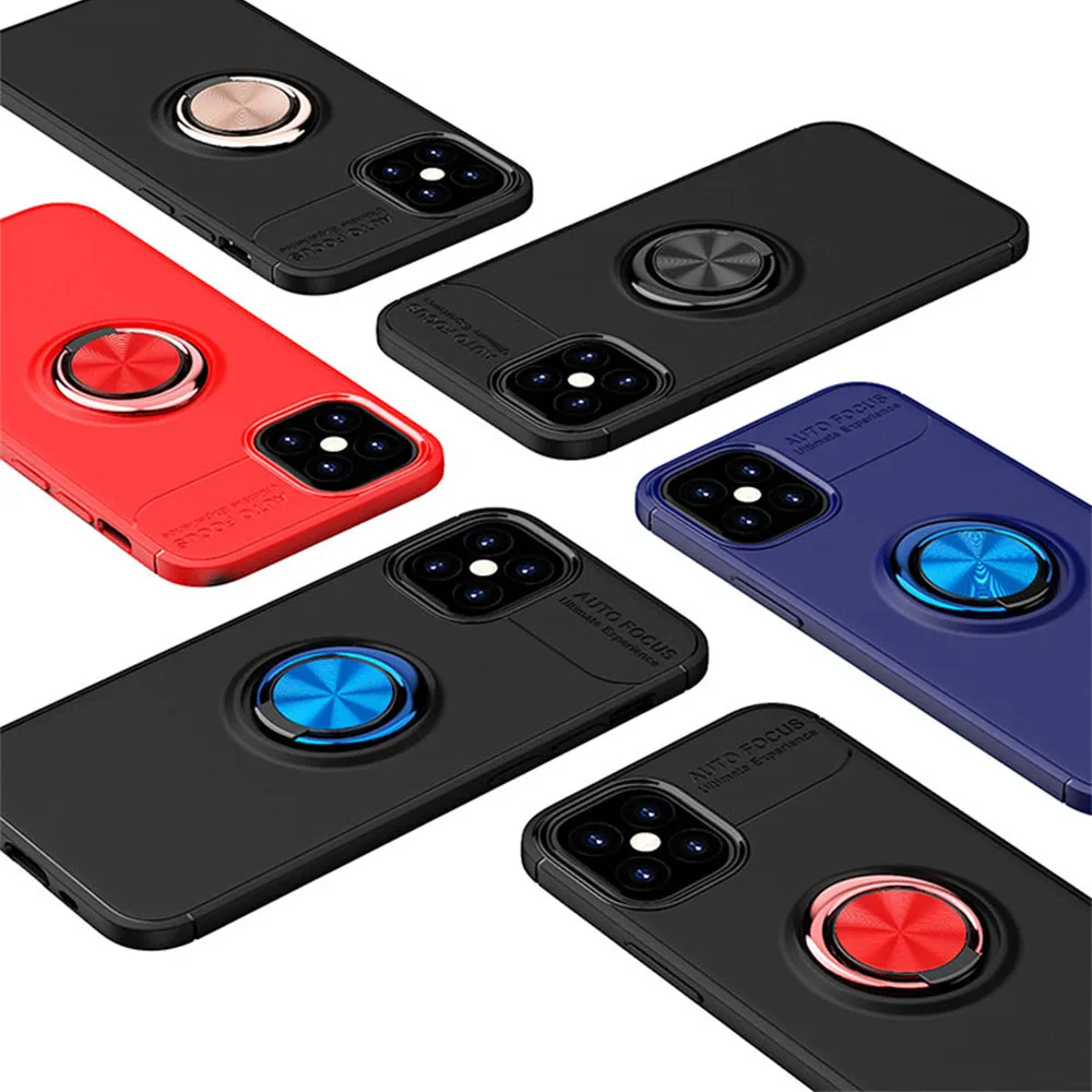 

Металлическое кольцо, 5 шт., для Apple iPhone 12, mini5.4, мобильный телефон, противоударный, автомобильный магнитный, Poco X3NFC, силиконовый чехол для теле...