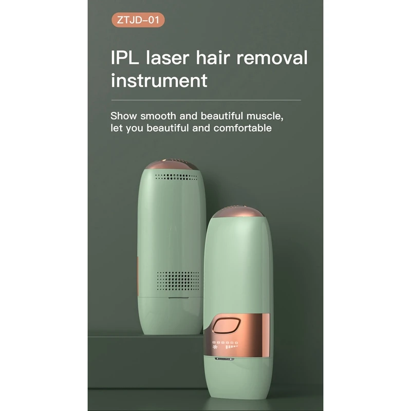 

990000 Flashes IPL Epilator Permanent Hair Removal 5 Levels Body Hair Trimmer Epilator for Women EU Plug