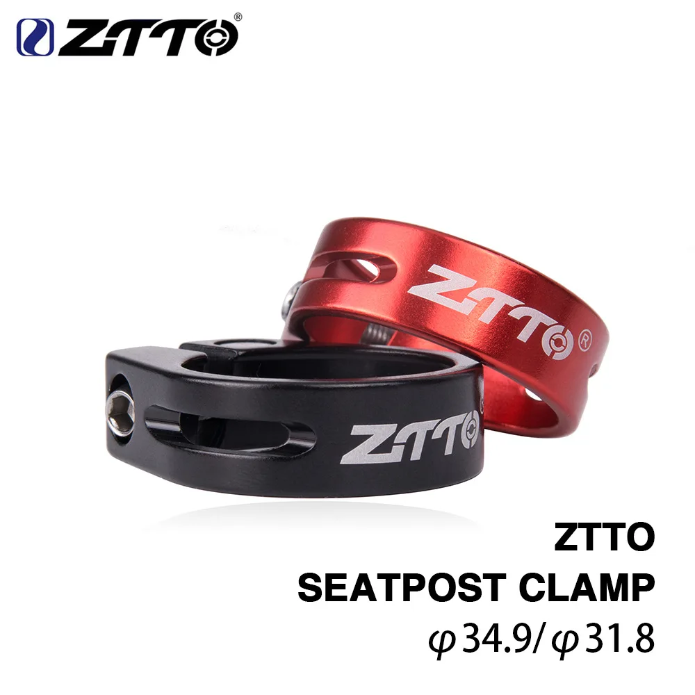 

Ztto Bike Seat Post Clamp Aluminum Alloy Ultralight Road Bike Mtb 31.8mm 34.9mm Tube Clip Bicycle Parts Bike Saddle Post Clamp