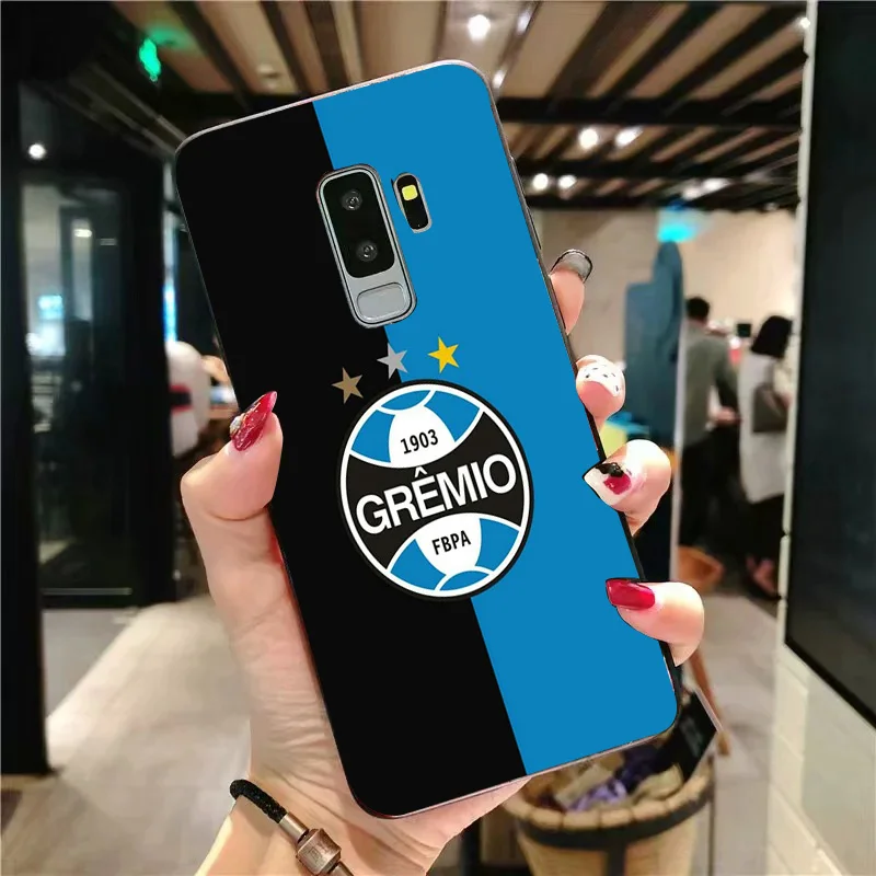 Чехол для телефона FC Gremio Samsung S6 S7 Edge S8 S9 S10E Note8 Note 9 10 A9 C10 J7 Max DIY чехол черного мягкого