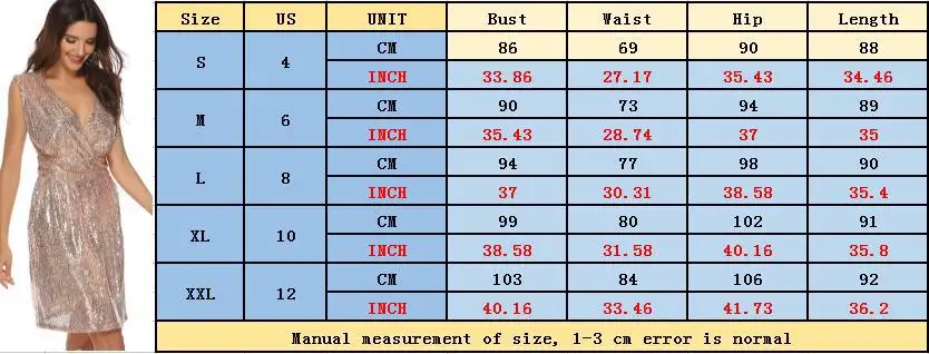 

High Quality New Dress Fashion Sexy Women's Sequined V-neck Sleeveless Mid-length Sequined Small Dress Skirt 2020 Spring Autumn