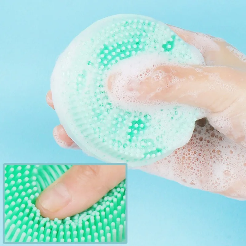 

Pet Cats And Dogs Shampoo Massage Silicone Brush Combing Hair Shower Brush Short Hair Soft Pet Supplies Accessories