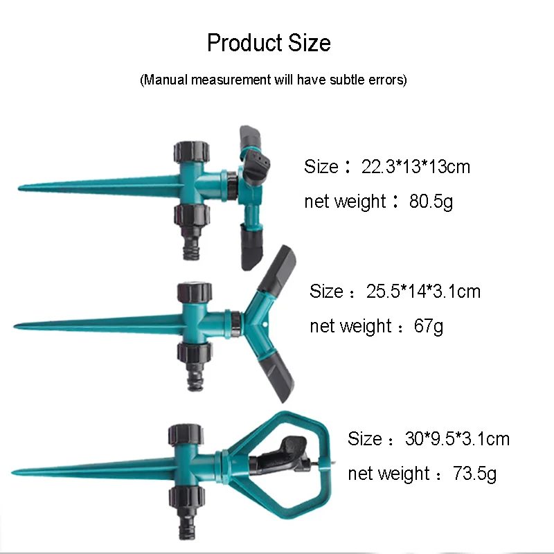 Разбрызгиватель для полива газона вращение на 360 градусов|Спринклеры сада| |