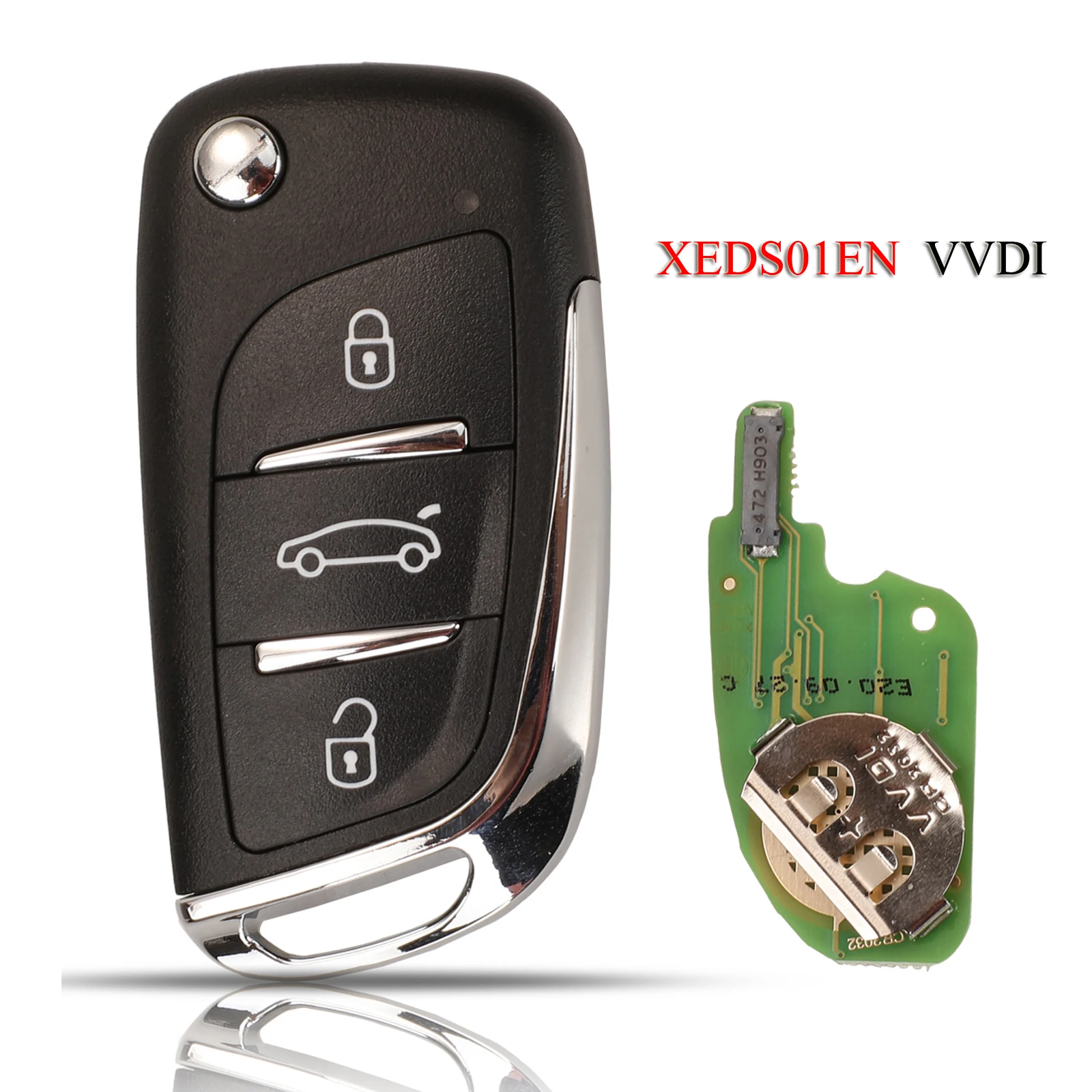 Умный Автомобильный ключ Kutery XEDS01EN VVDI для VVDI2 с XT27 Super Chip Xhorse Series универсальный
