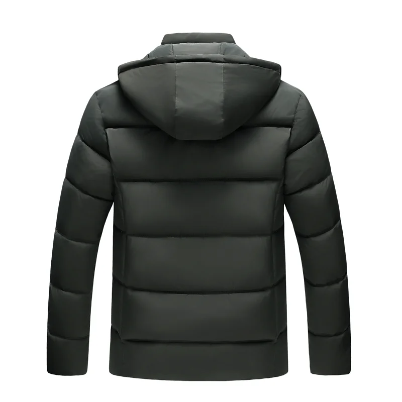 Мужская парка с капюшоном повседневная теплая зимняя 5XL|Мужские парки| |
