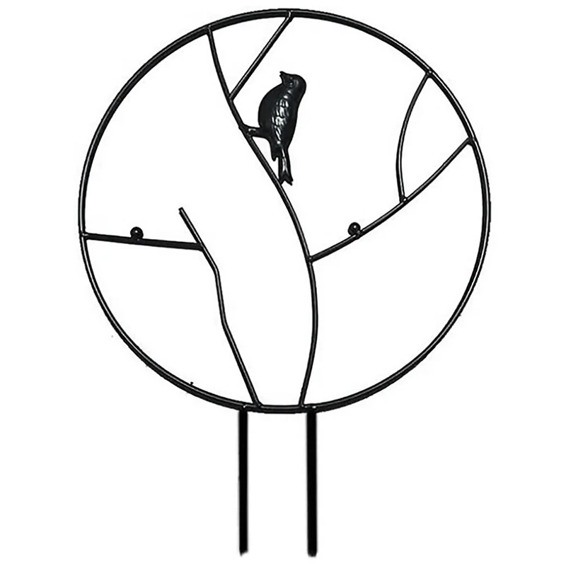 

2PCS Garden Plant Support, Metal Plant Support Pile, Used for Climbing Plants, Flower Climbing Frame, Flower Pot Support