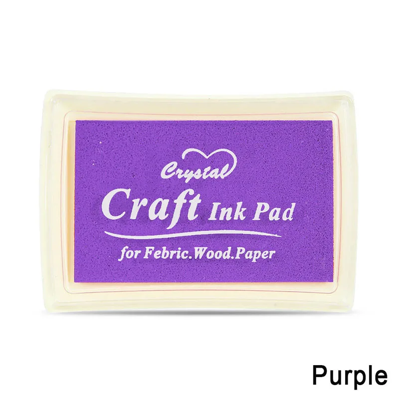 Purple Новые уплотнительные печать, штемпели красочная штемпельная подушечка для печатей декоративные штампы для DIY ScrapCrafts бронирование Pad ремесла Краски Inkpads для офиса - Цвет: Purple